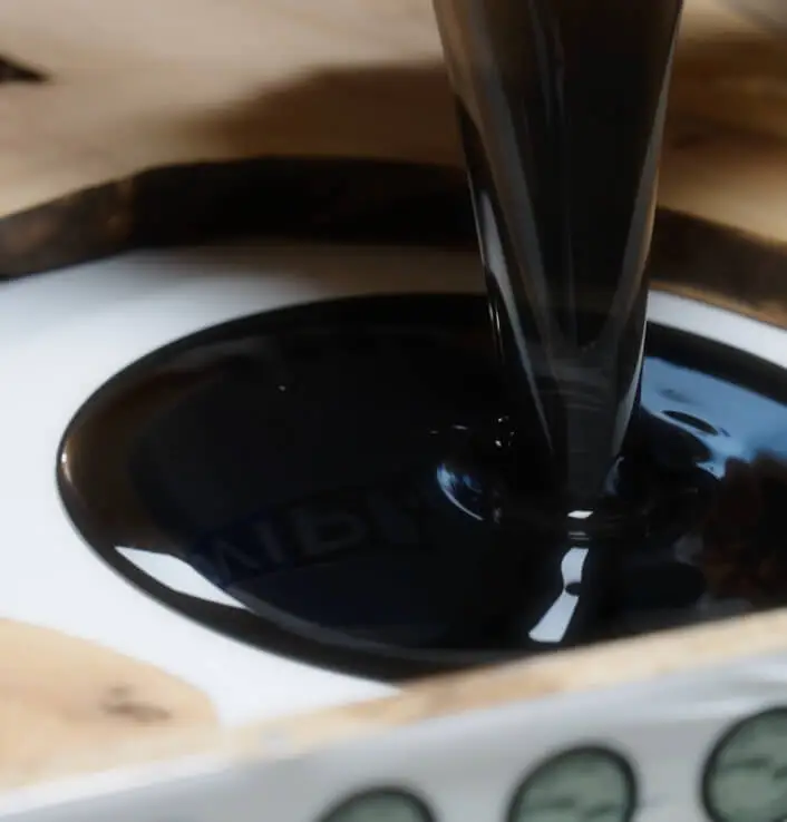 Résine epoxy de couleur de noire